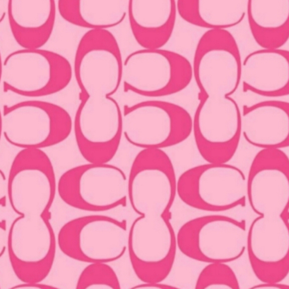 🩷 COACH  Pink Saffiano Leather Wristlet Silvertone NWOT! - Picture 2 of 8